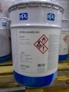 Fire-proofing paints Steelguard 801