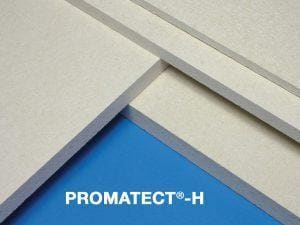 PROMATECT H fire proofing panels