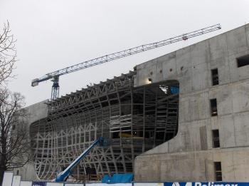 Zabezpieczenia przeciwpożarowe budynku muzeum Żydów polskich w Warszawie